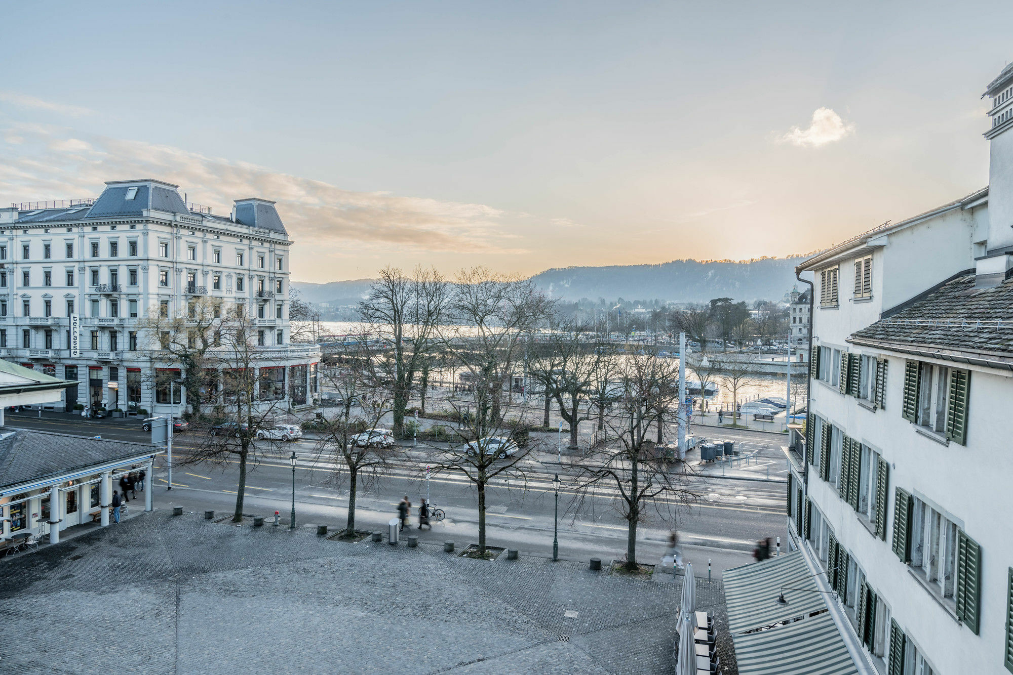 Lake Side Location Bellevue Zürich Eksteriør billede